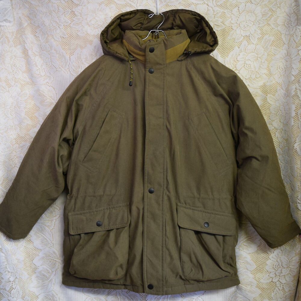 RFT Rainforest Mens XL Down Filled Baggy Puffer Parka Winter Coat Streetwear